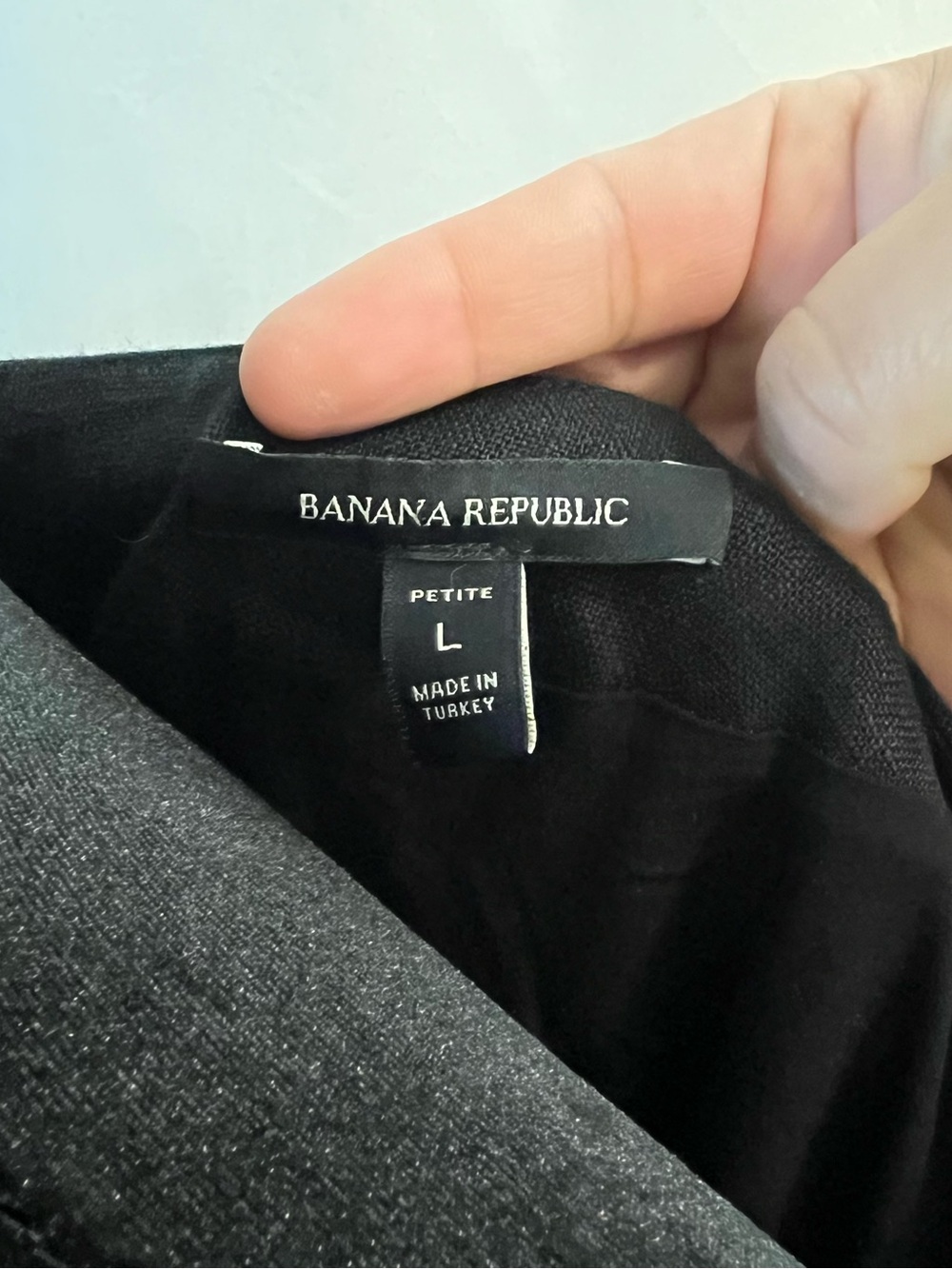 Banana Republic One-Shoulder Black A-Line Dress - Picture 6 of 6